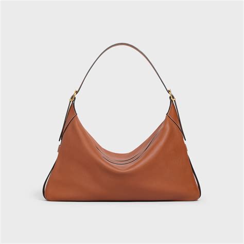 celine romy tan|LARGE ROMY IN SUPPLE CALFSKIN .